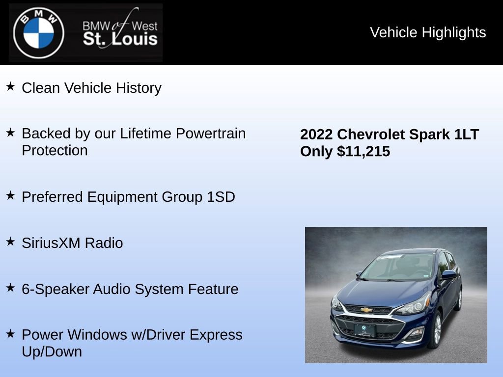 Used 2022 Chevrolet Spark LT image 8