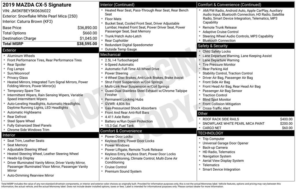 Used 2019 MAZDA CX-5 Signature image 4