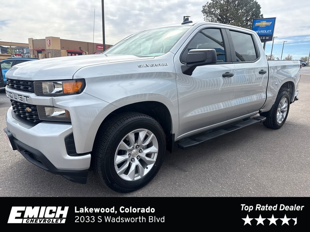 Used 2022 Chevrolet Silverado 1500 Custom w/ Safety Confidence Package AWD/4WD image 1