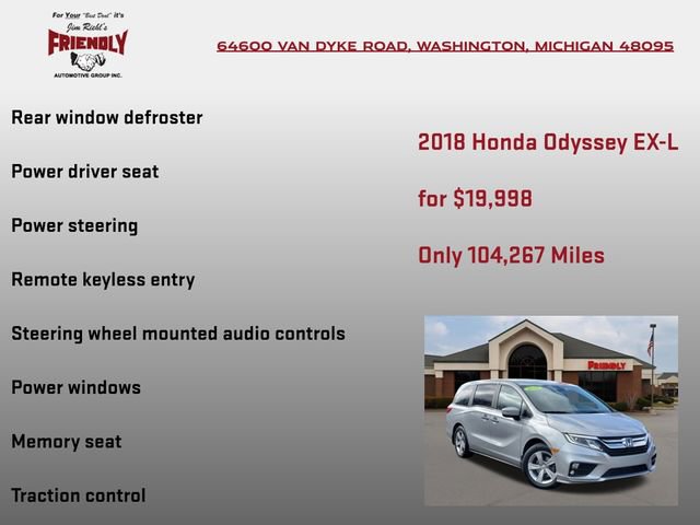 Used 2018 Honda Odyssey EX-L image 10