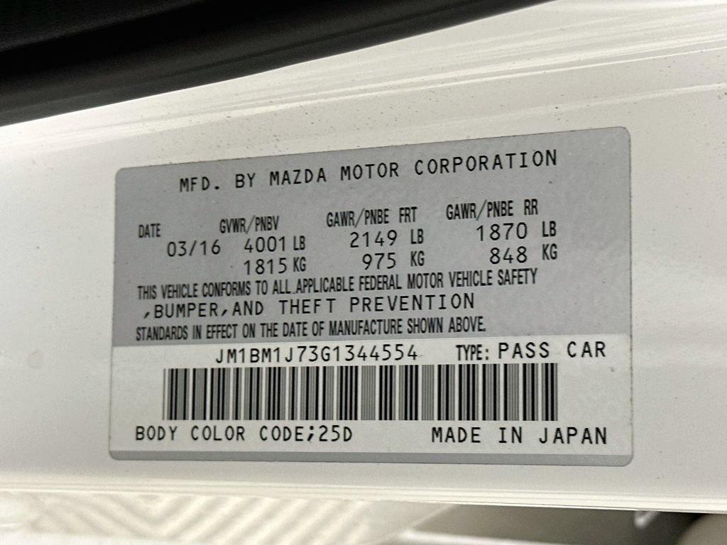 Used 2016 MAZDA MAZDA3 i Sport FWD image 35