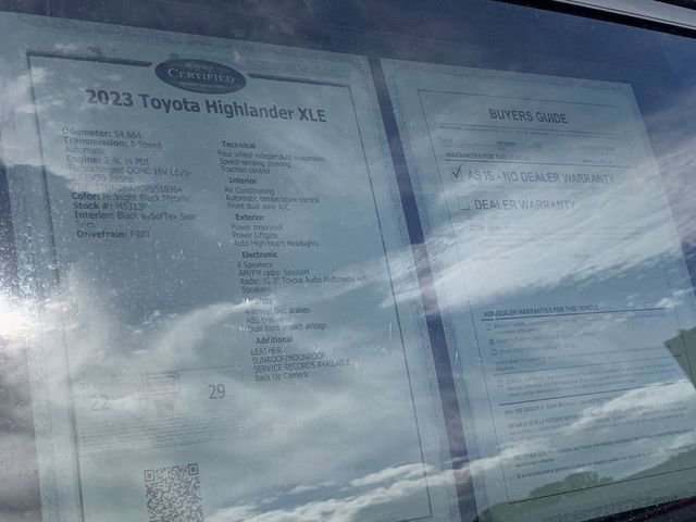 Used 2023 Toyota Highlander XLE image 39