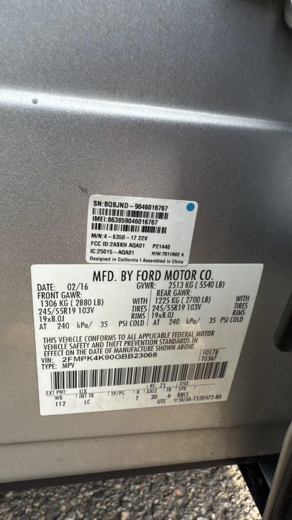 Used 2016 Ford Edge Titanium w/ Technology Package AWD/4WD image 32