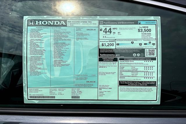 New 2025 Honda Accord Touring image 29