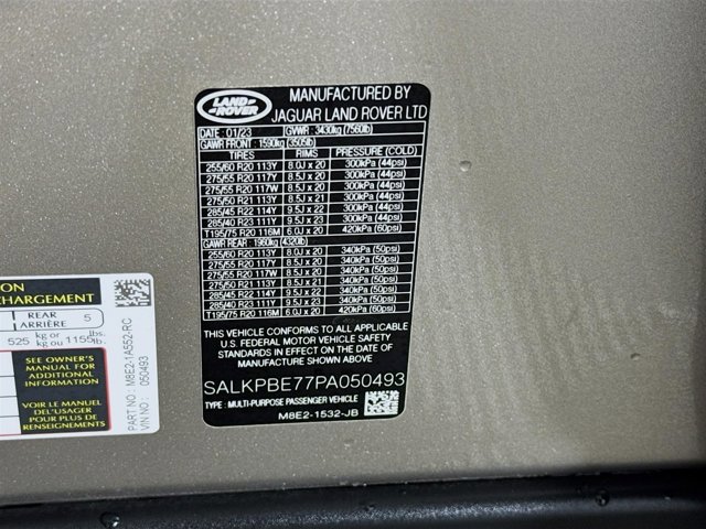 Certified 2023 Land Rover Range Rover Long Wheelbase SE image 34