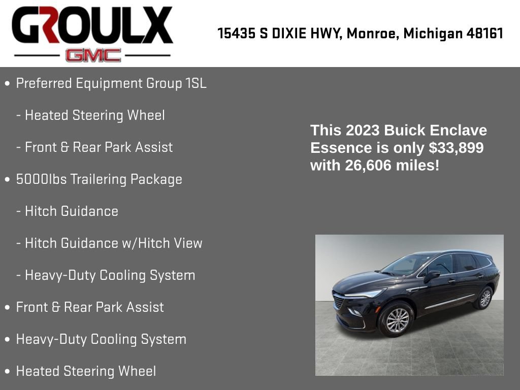 Used 2023 Buick Enclave Essence w/ Trailering Package, 5000 lbs. AWD/4WD image 8