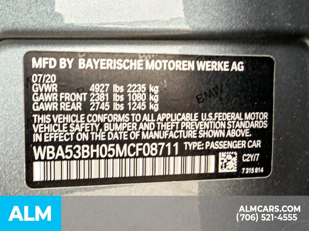 Used 2021 BMW 530i w/ M Sport Package RWD image 18