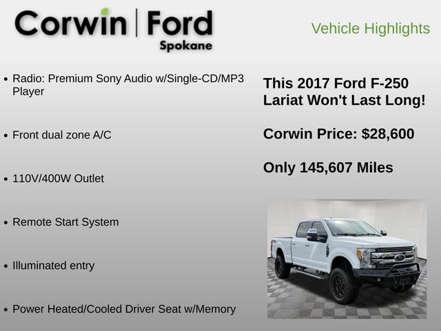 Used 2017 Ford F250 Lariat w/ Chrome Package image 6