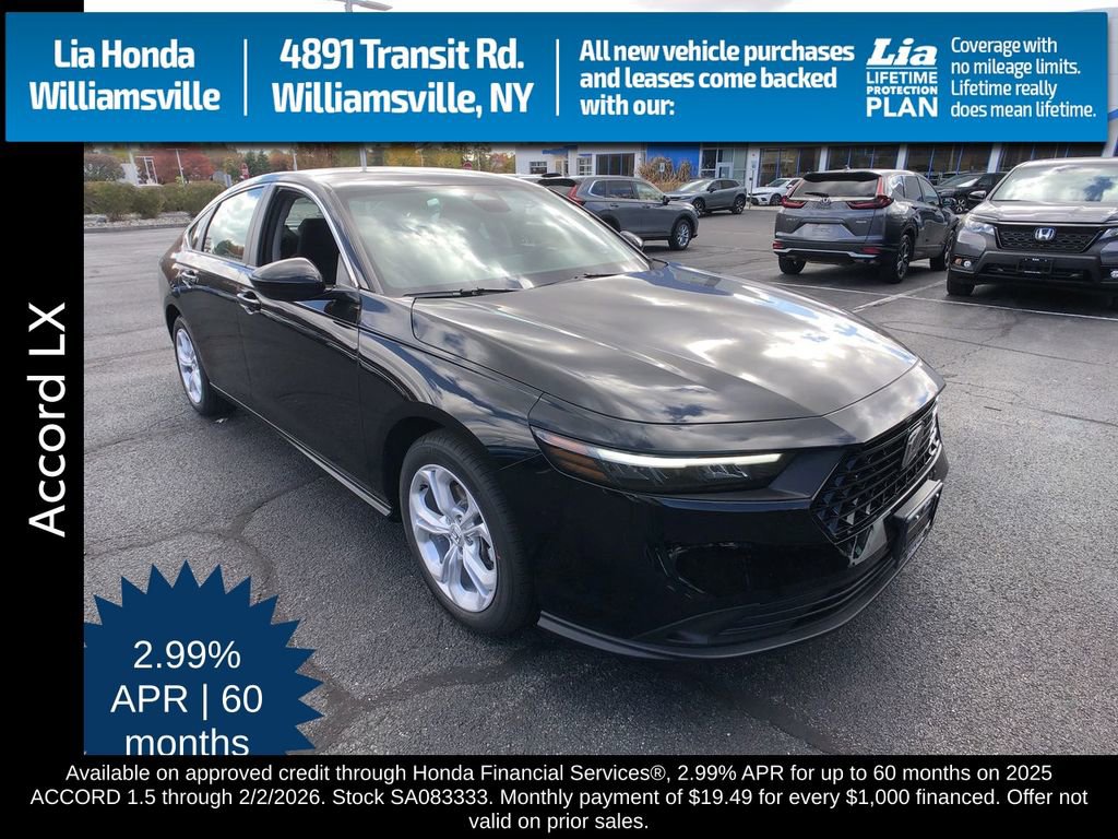 New 2025 Honda Accord LX