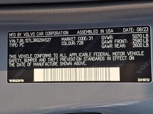 Certified 2024 Volvo S60 B5 Plus w/ Climate Package AWD/4WD image 28
