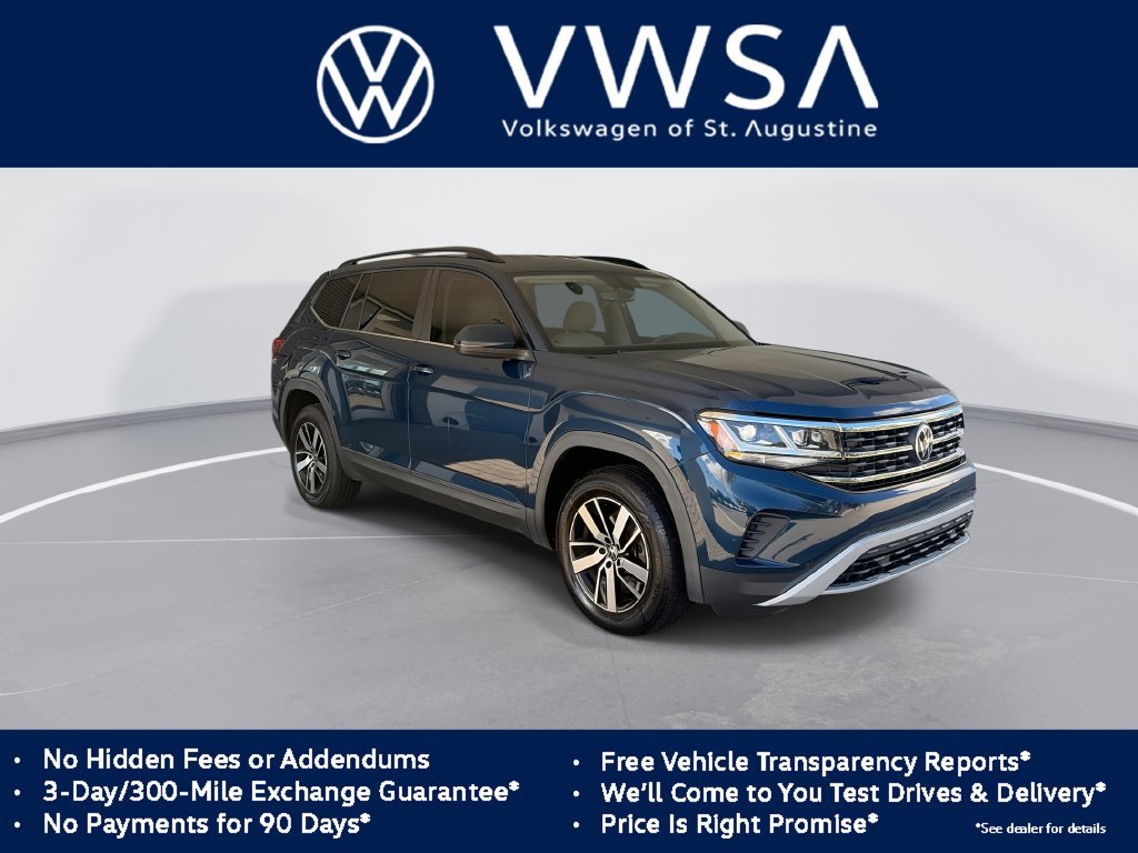 Used 2021 Volkswagen Atlas SE FWD image 1