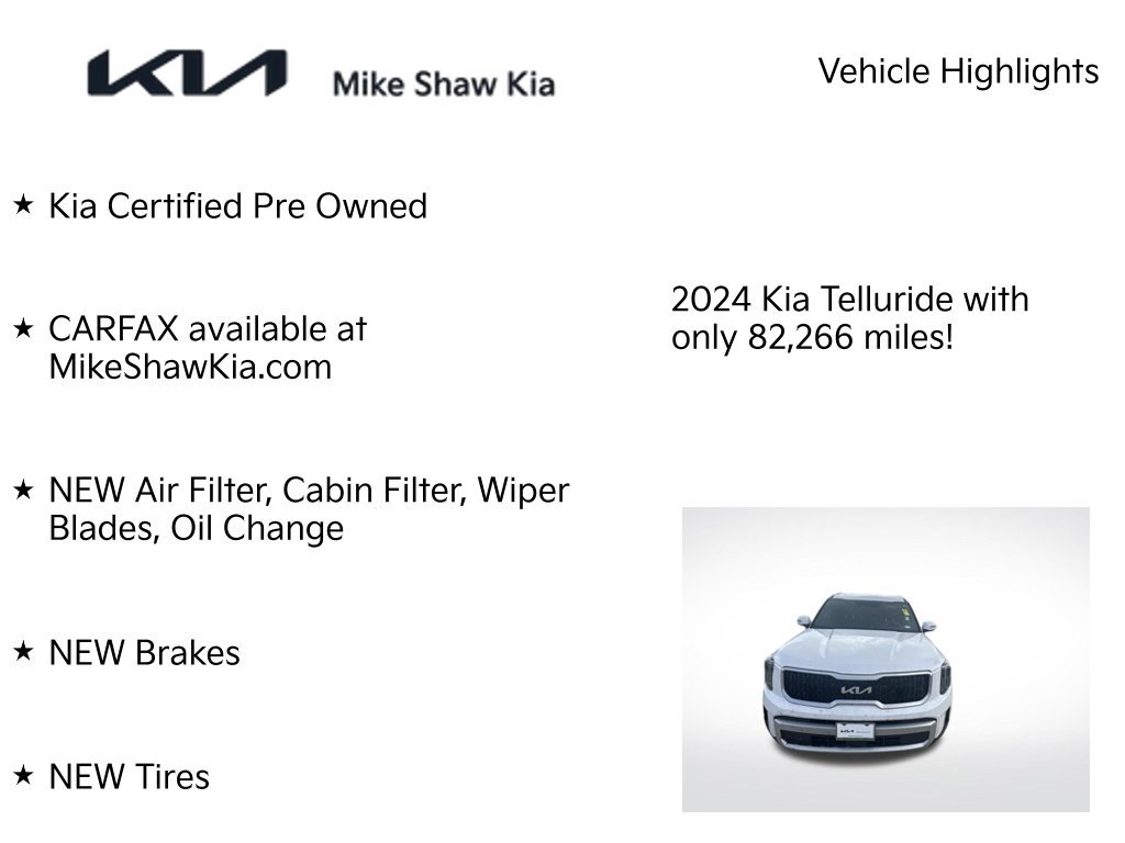 Used 2024 Kia Telluride EX w/ EX Captain's Chair Package FWD image 7