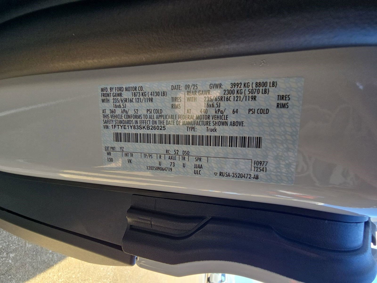 New 2025 Ford Transit 150 Low Roof image 14