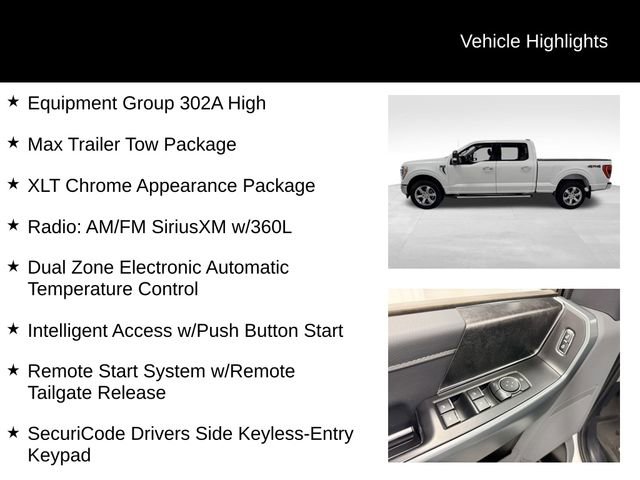 Used 2022 Ford F150 XLT w/ Equipment Group 302A High AWD/4WD image 27