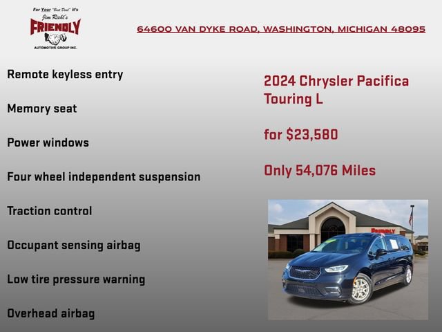 Used 2024 Chrysler Pacifica Touring-L FWD image 15