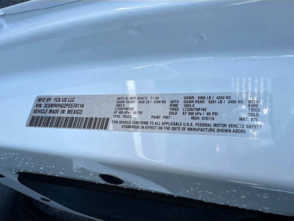 Used 2023 RAM ProMaster 3500 FWD image 21