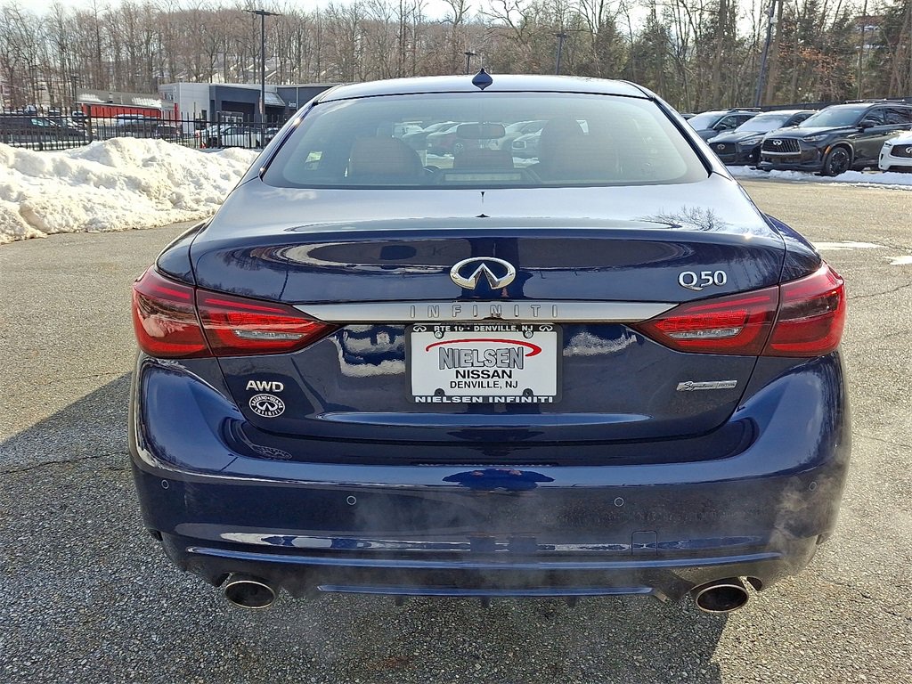 Certified 2021 INFINITI Q50 Signature Edition w/ Cargo Package image 6