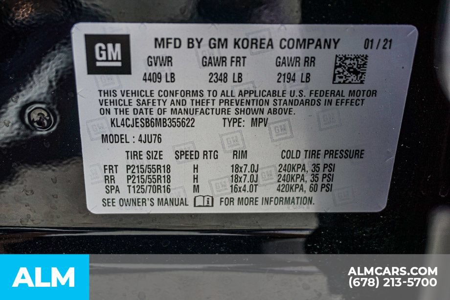 Used 2021 Buick Encore Preferred AWD/4WD image 53
