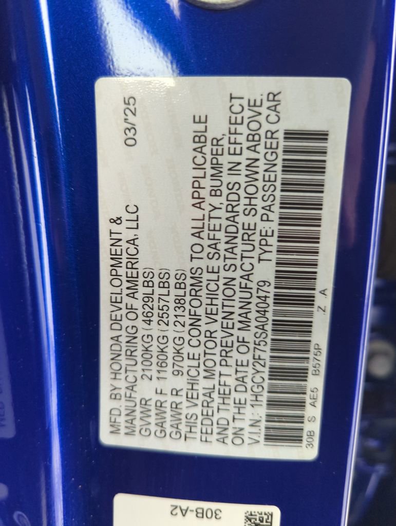 Certified 2025 Honda Accord Sport image 25