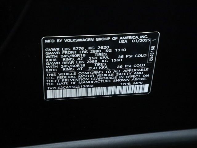 Used 2025 Volkswagen Atlas Cross Sport SE AWD/4WD image 20