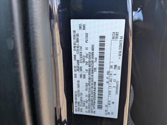 Certified 2022 Ford F150 Lariat w/ Equipment Group 501A Mid image 17