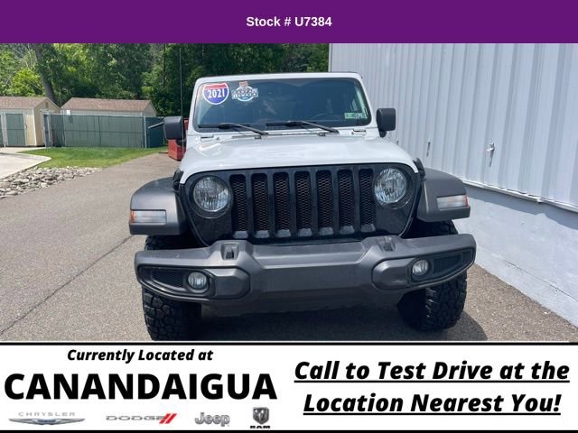 Used 2021 Jeep Wrangler Unlimited Willys image 4