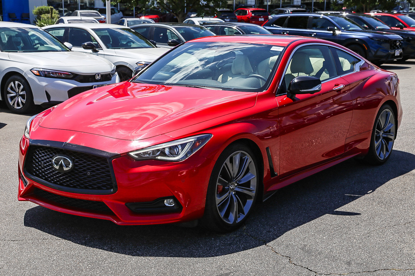 Used 2022 INFINITI Q60 Red Sport 400 w/ Cargo Package RWD image 3
