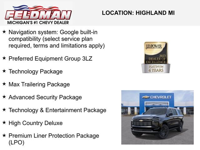 New 2026 Chevrolet Suburban High Country image 3