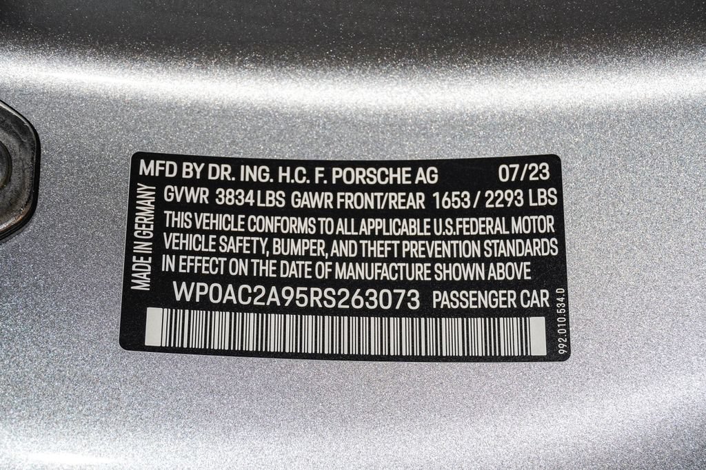 Certified 2024 Porsche 911 GT3 RWD image 37