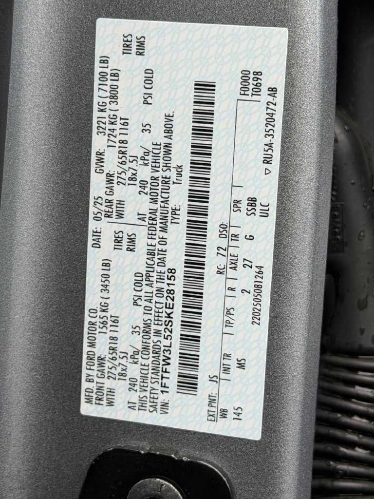 Used 2025 Ford F150 XLT w/ Equipment Group 301A Standard AWD/4WD image 33