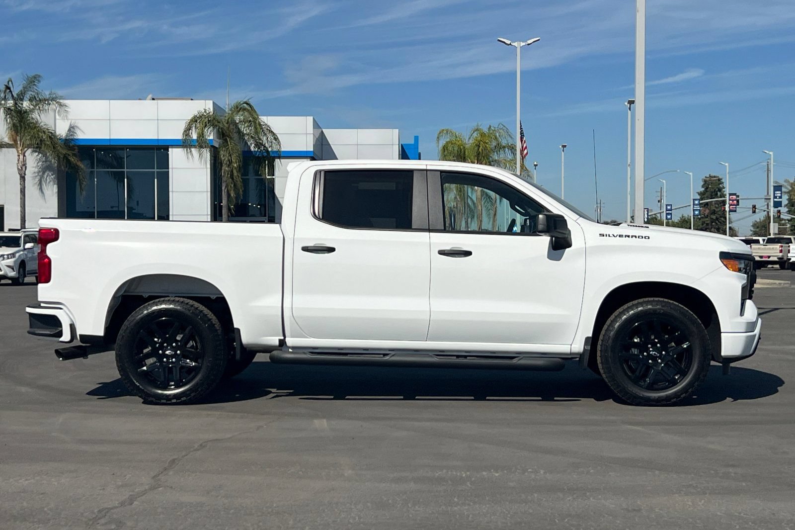 New 2026 Chevrolet Silverado 1500 Custom w/ Turbomax Blackout Package RWD image 3