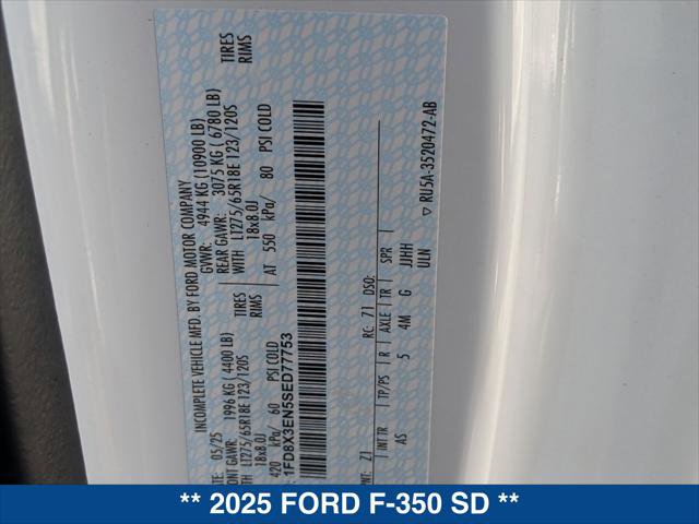 New 2025 Ford F350 XL w/ XL Chrome Package image 20