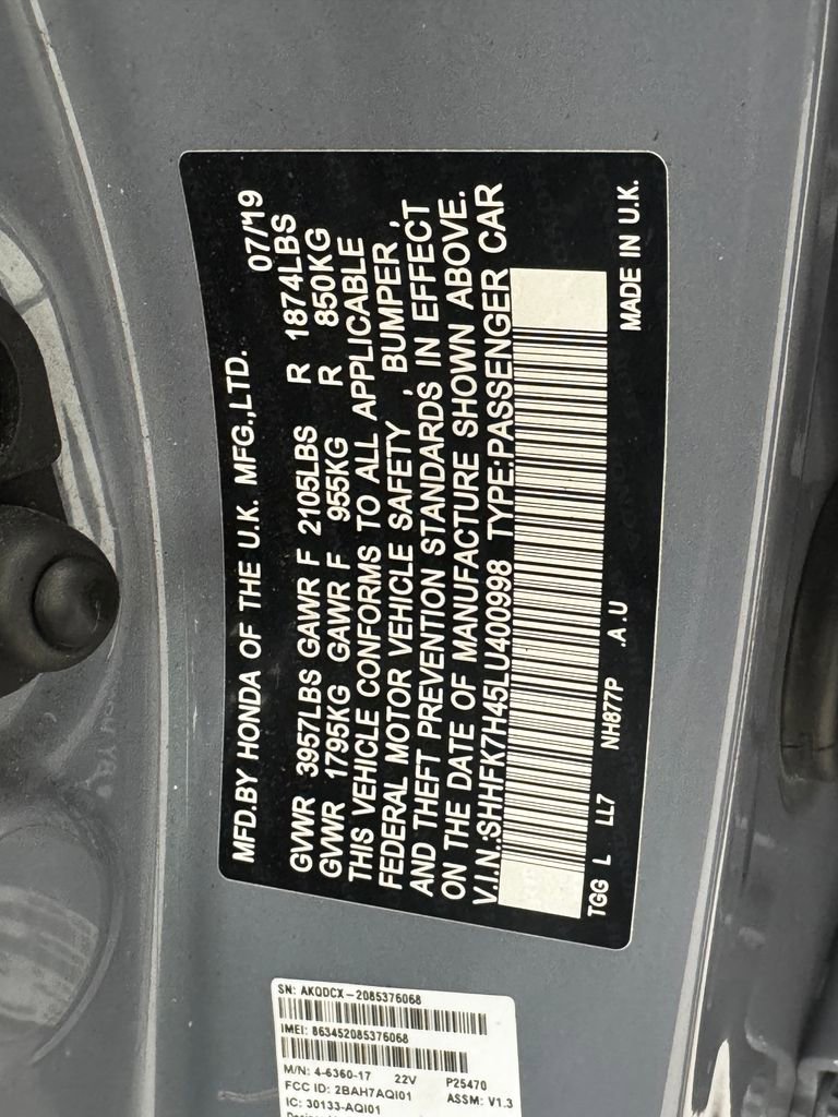 Used 2020 Honda Civic Sport image 36