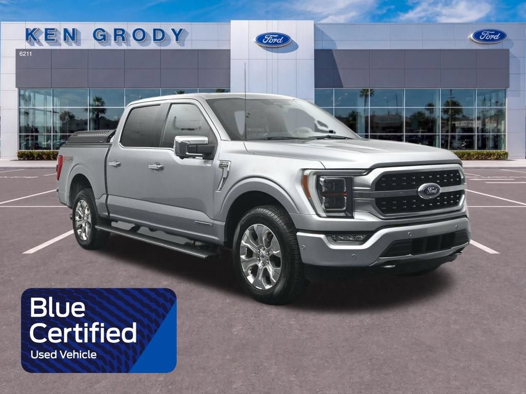Certified 2021 Ford F150 Platinum w/ Equipment Group 701A High AWD/4WD image 1