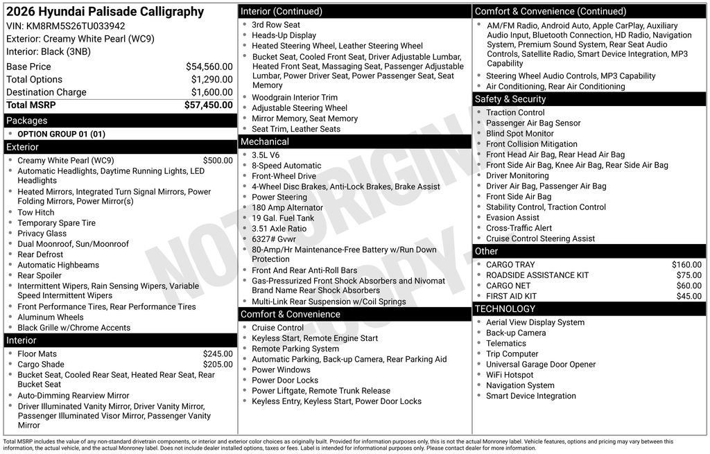 Certified 2026 Hyundai Palisade Calligraphy image 37