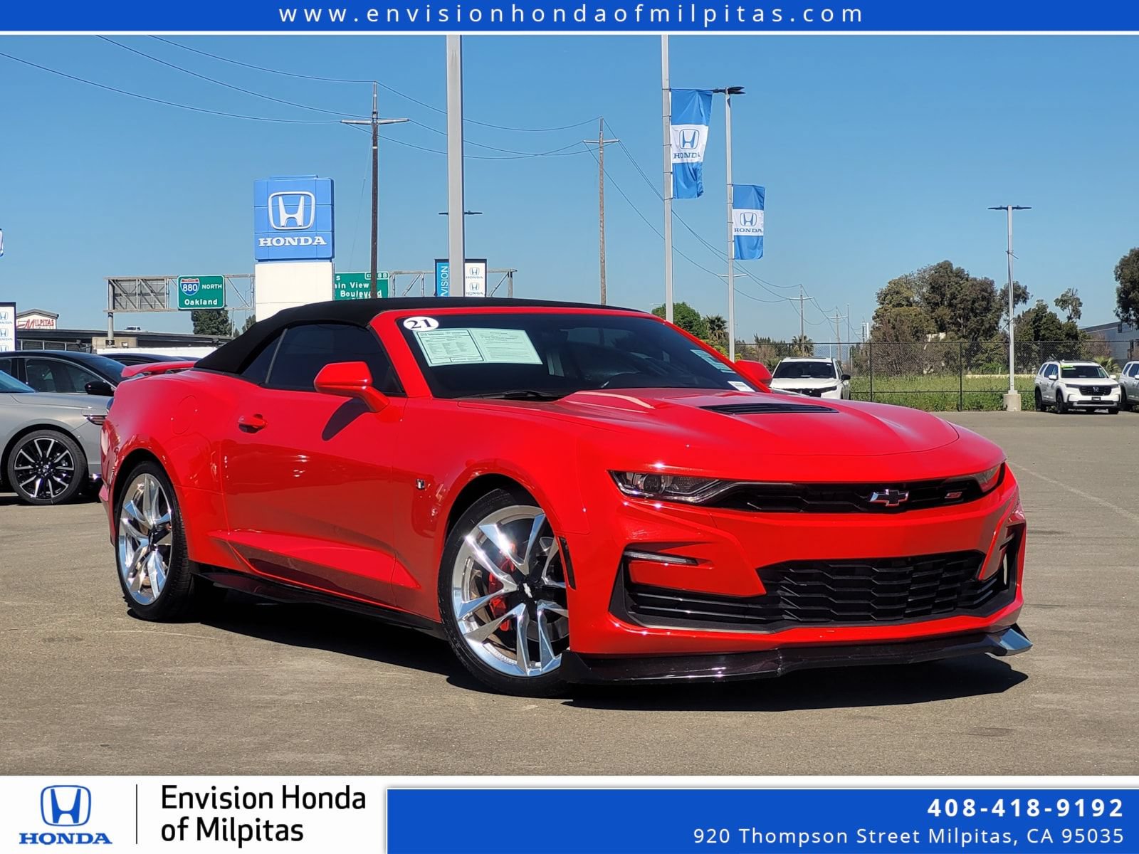 Used 2021 Chevrolet Camaro SS RWD image 1