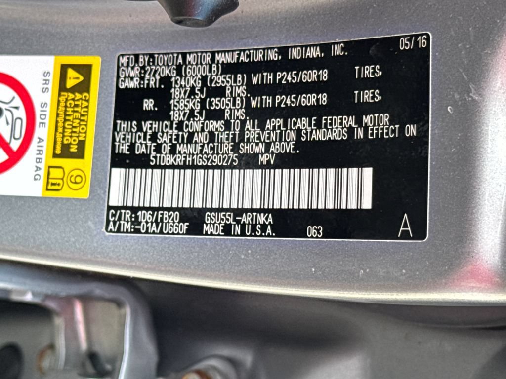Used 2016 Toyota Highlander LE AWD/4WD image 50