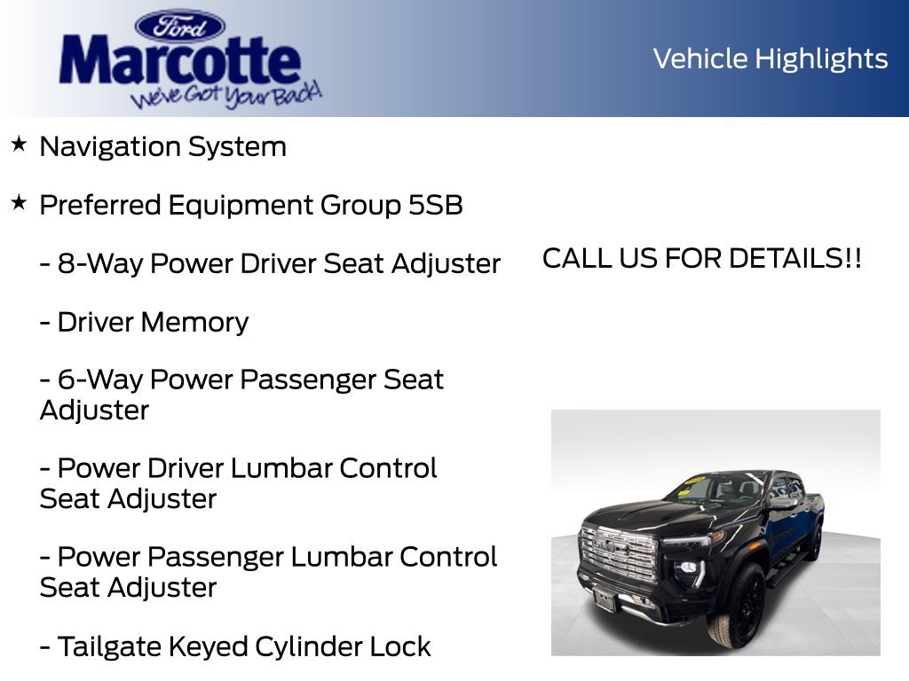 Used 2026 GMC Canyon Denali w/ LPO, Denali Black Edition AWD/4WD image 8