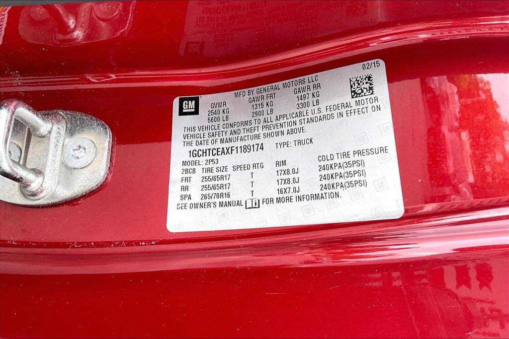Used 2015 Chevrolet Colorado Z71 AWD/4WD image 31