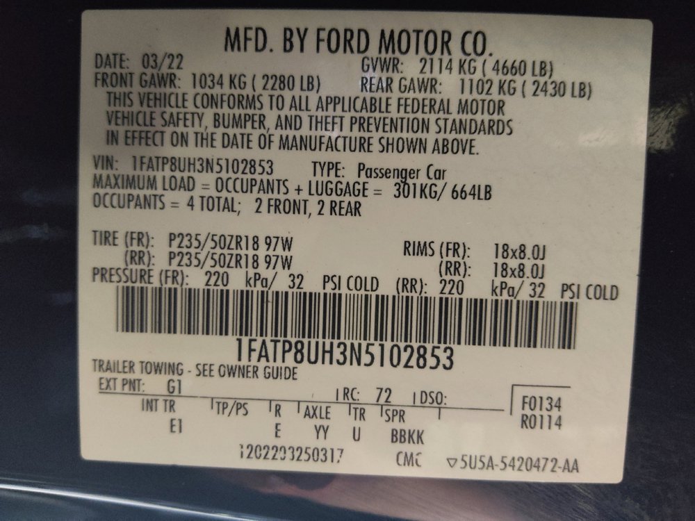 Used 2022 Ford Mustang Premium RWD image 33