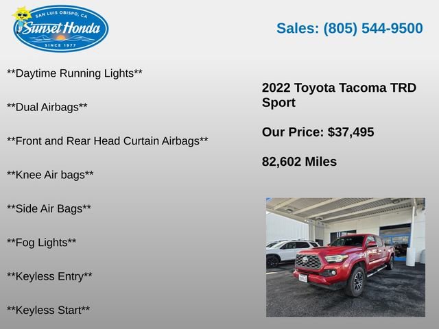 Used 2022 Toyota Tacoma TRD Sport w/ Technology Package AWD/4WD image 6