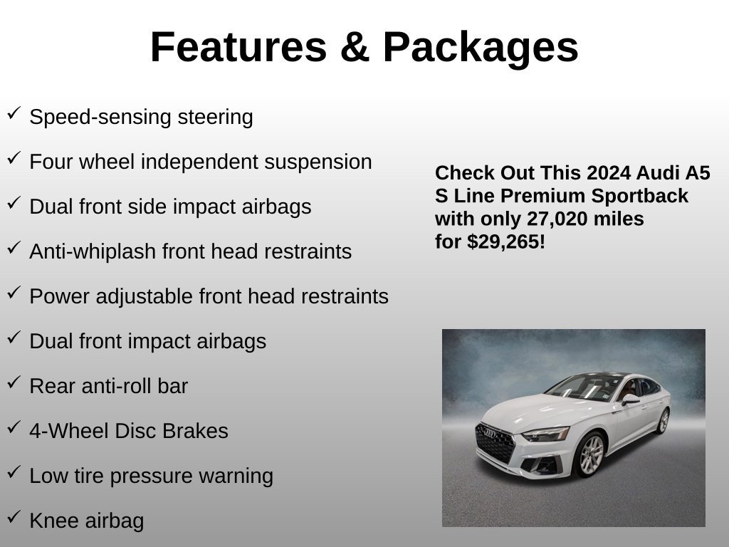 Used 2024 Audi A5 2.0T Premium w/ Convenience Package AWD/4WD image 13
