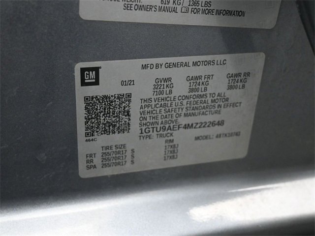 Used 2021 GMC Sierra 1500 4x4 Crew Cab w/ Trailering Package image 25