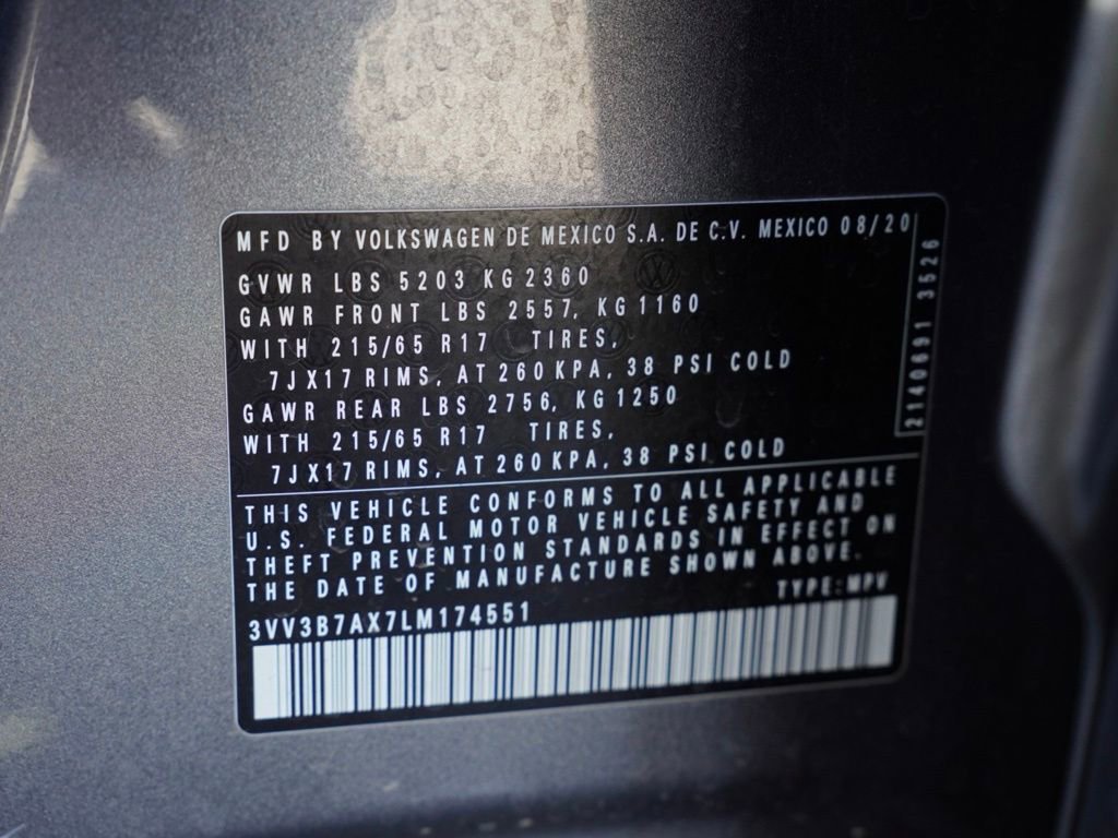 Used 2020 Volkswagen Tiguan SE w/ Panoramic Sunroof Package image 32