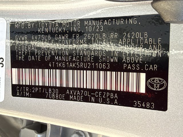 Used 2024 Toyota Camry XSE FWD image 28