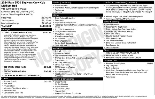 Used 2024 RAM 2500 Big Horn w/ Level 2 Equipment Group AWD/4WD image 27