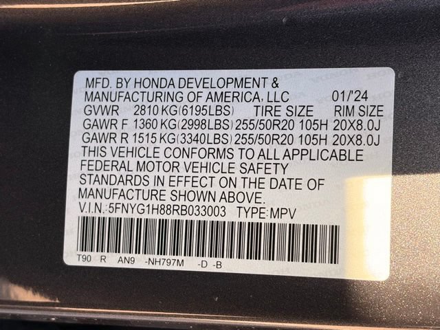 Used 2024 Honda Pilot Elite image 37