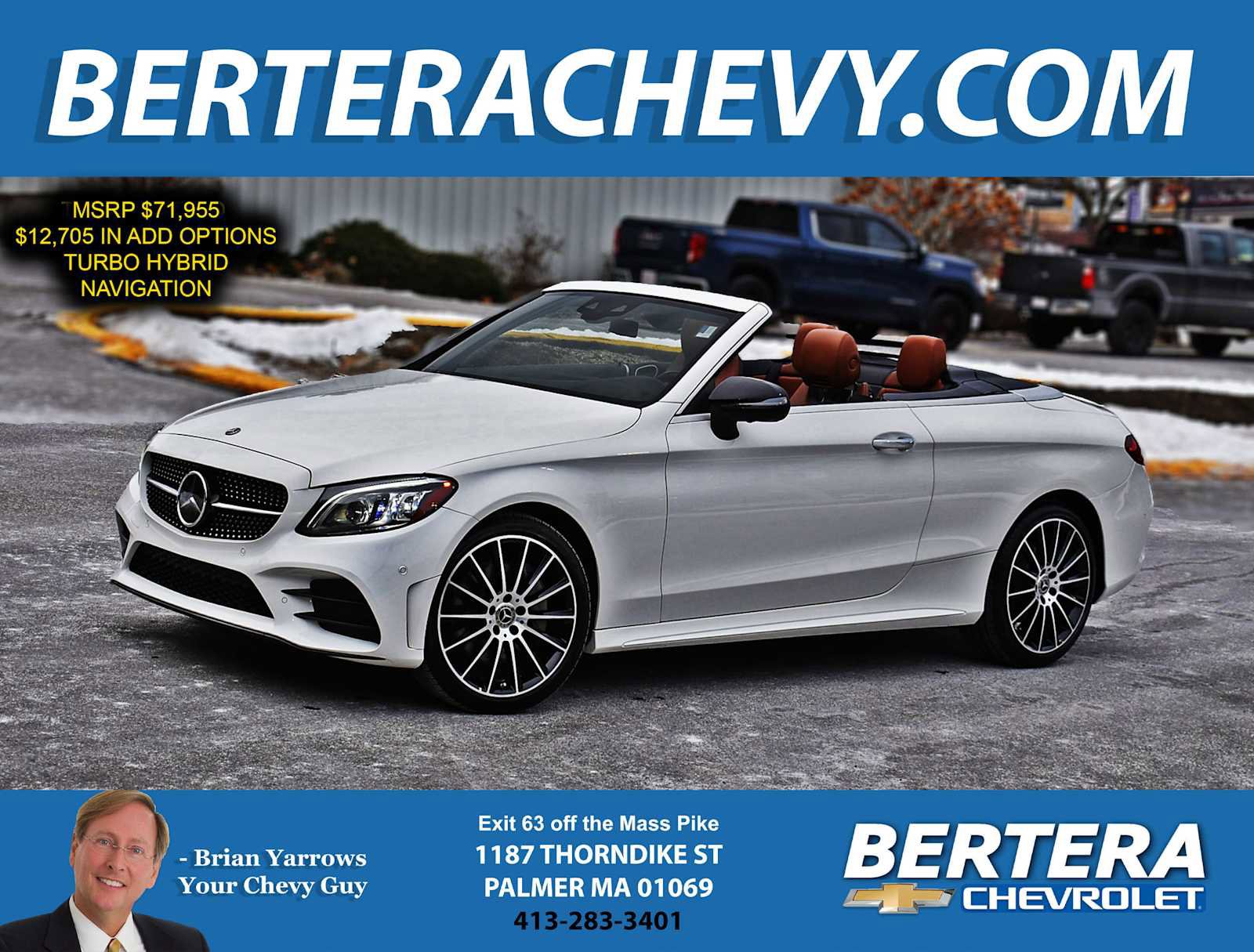 Used 2023 Mercedes-Benz C 300 4MATIC Cabriolet image 1