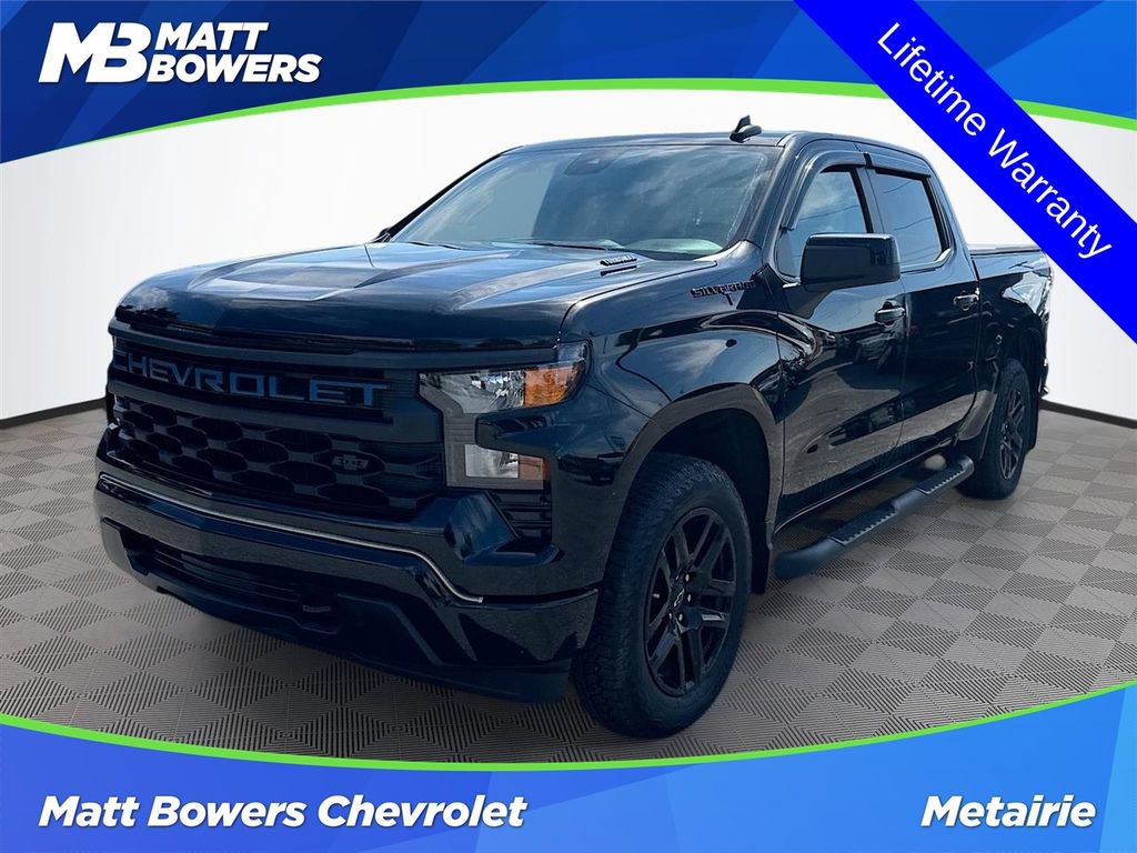 Used 2024 Chevrolet Silverado 1500 Custom w/ Turbomax Blackout Package