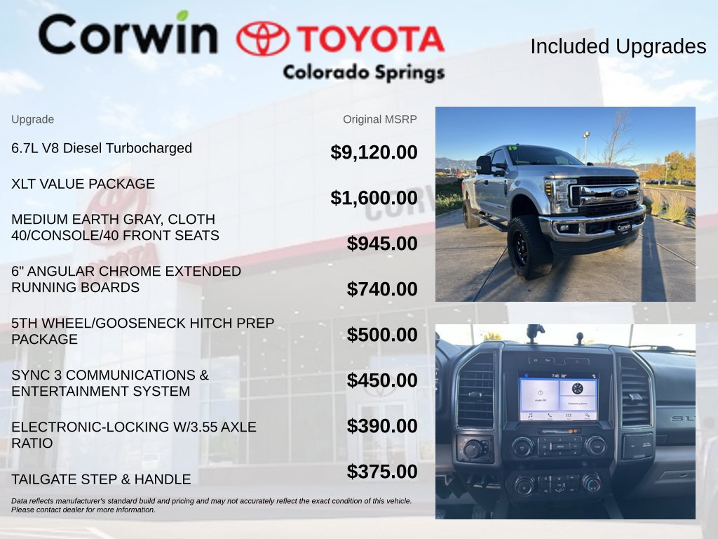 Used 2019 Ford F250 XLT w/ XLT Value Package AWD/4WD image 4
